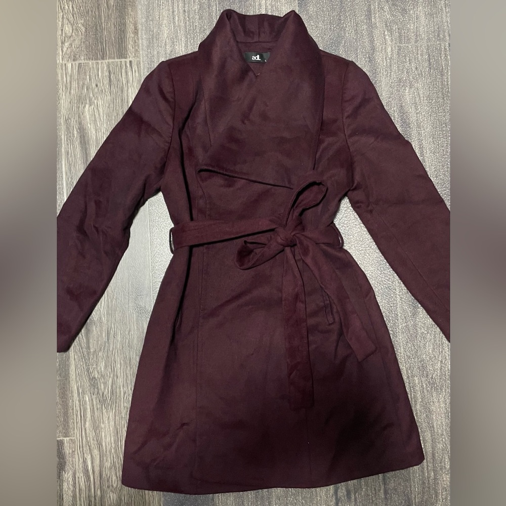 Maroon/dark purple coat from ADL. Size L in perfect condition
